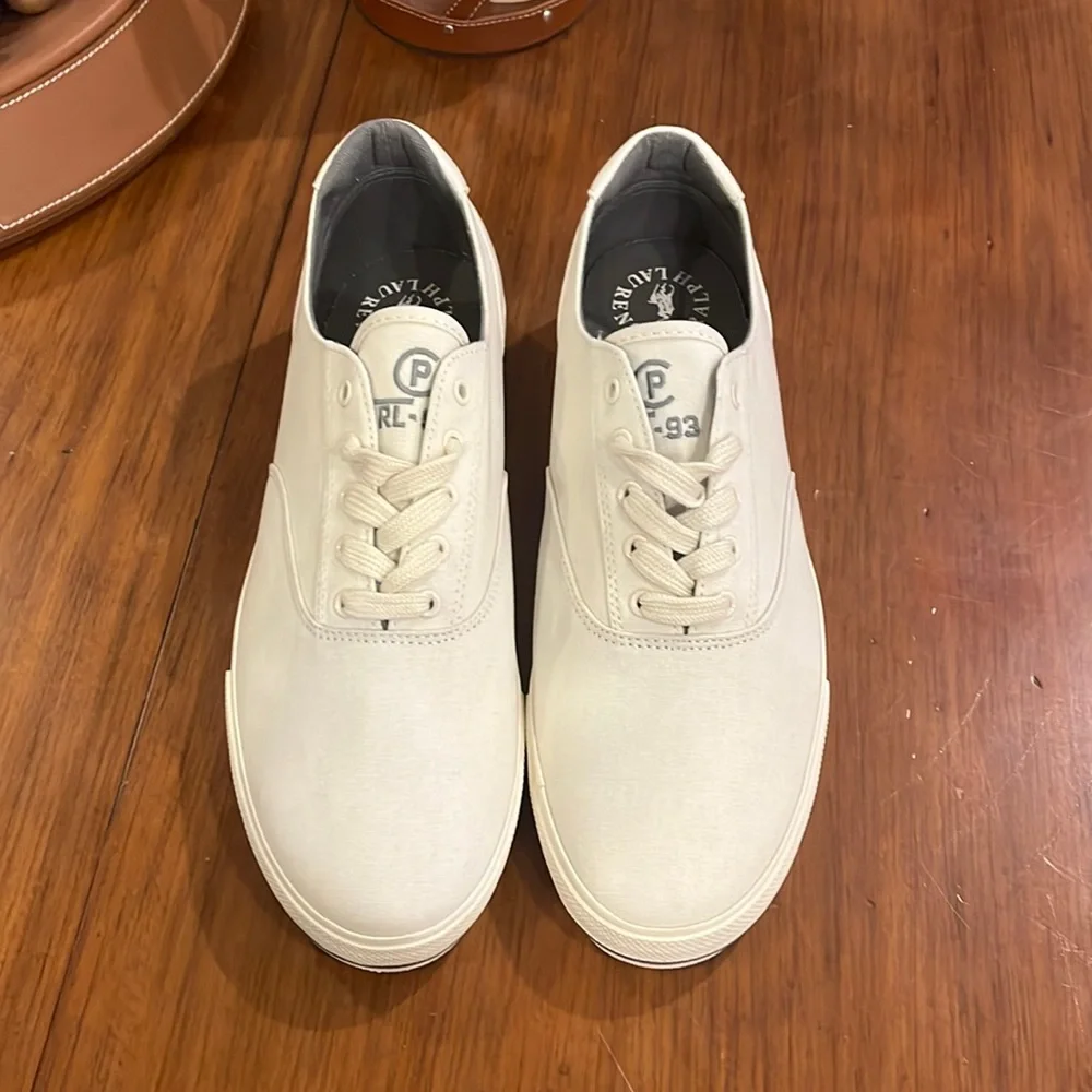 Polo Ralph Lauren CP93 93 Regatta Summer boat canvas Shoes Sneakers Mens Size 12